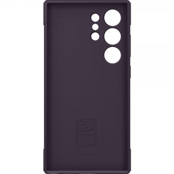 Samsung Original Galaxy S24 Ultra Suojakuori Shield Case Dark Violet