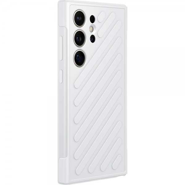 Samsung Original Galaxy S24 Ultra Shield Case, vaaleanharmaa