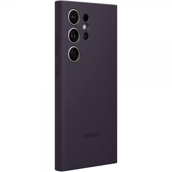Samsung Original Galaxy S24 Ultra Silikonisuojakuori Dark Violet