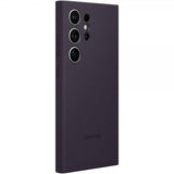 Samsung Original Galaxy S24 Ultra Silikonisuojakuori Dark Violet