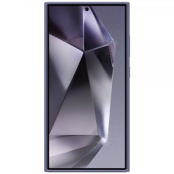 Samsung alkuperäinen Galaxy S24 Ultra suojakuori, silikonikuori, violetti