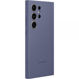 Samsung alkuperäinen Galaxy S24 Ultra suojakuori, silikonikuori, violetti