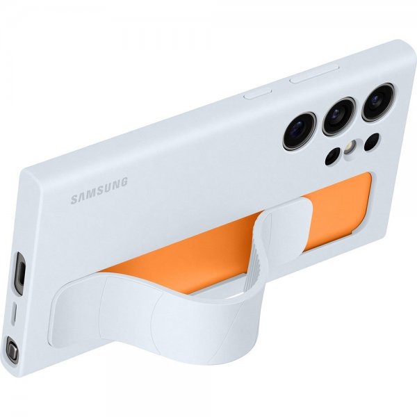 Samsung Alkuperäinen Galaxy S24 Ultra -kuori Standing Grip Case vaaleansininen