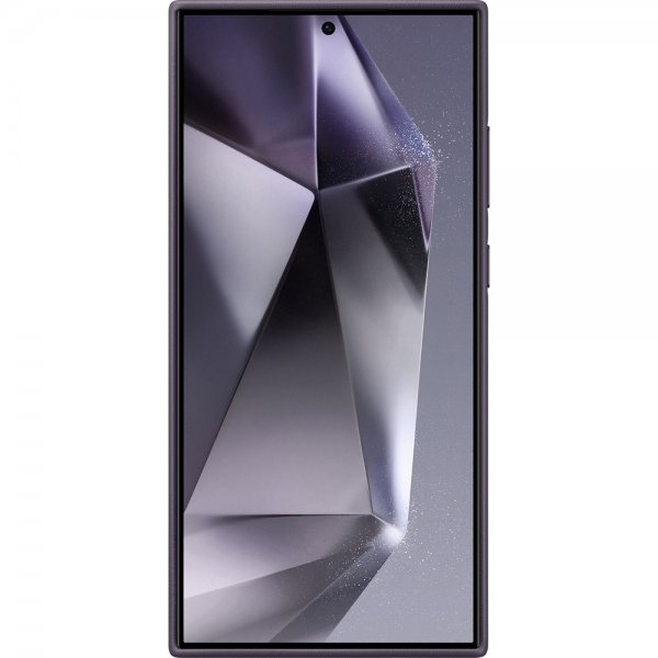 Samsung Galaxy S24 Ultra -kuori Vegaaninahkainen kotelo Tumma violetti