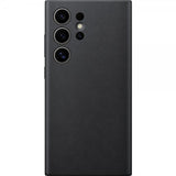 Samsung Original Galaxy S24 Ultra -kuori, vegaaninen nahkakotelo, musta