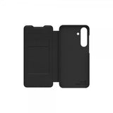 Samsung Alkuperäinen Galaxy S25 FE Anymode Wallet Flip -suojakotelo, musta