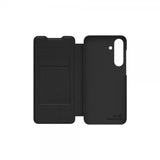 Samsung Alkuperäinen Galaxy S25 FE Anymode Wallet Flip -suojakotelo, musta