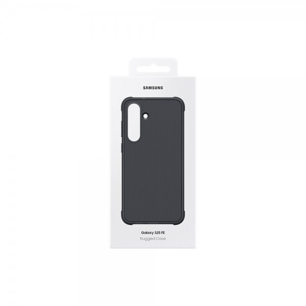 Samsung Alkuperäinen Galaxy S25 FE -kuori Rugged Case, musta