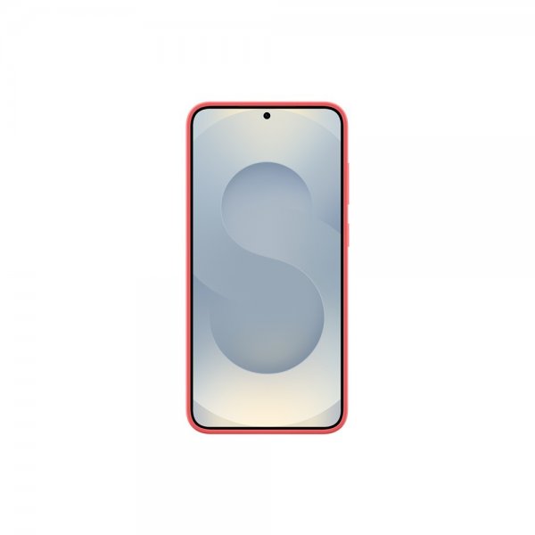 Samsung Alkuperäinen Galaxy S25 Plus -silikonikuori, punainen