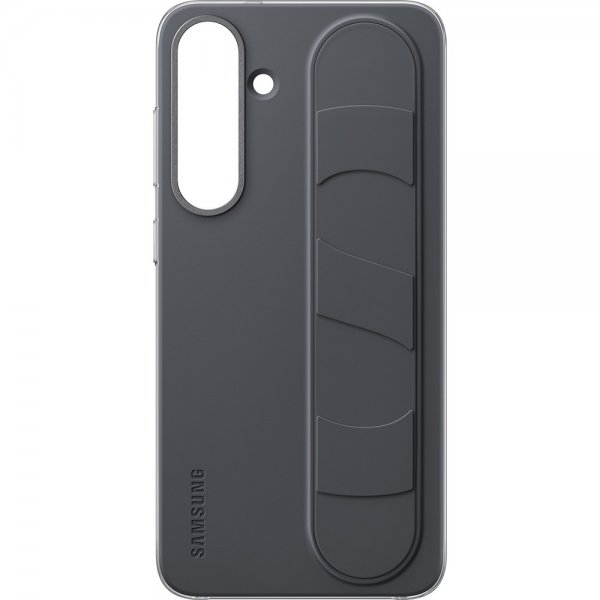 Samsung alkuperäinen Galaxy S25 Plus Standing Grip Case -suojakuori, musta