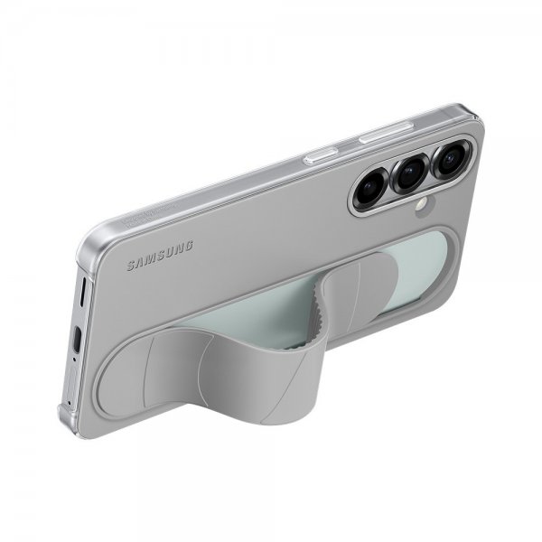 Samsung Original Galaxy S25 -suojakuori Standing Grip Case, harmaa