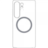 Samsung alkuperäinen Galaxy S25 Ultra -kuori, kirkas magneettikotelo, läpinäkyvä