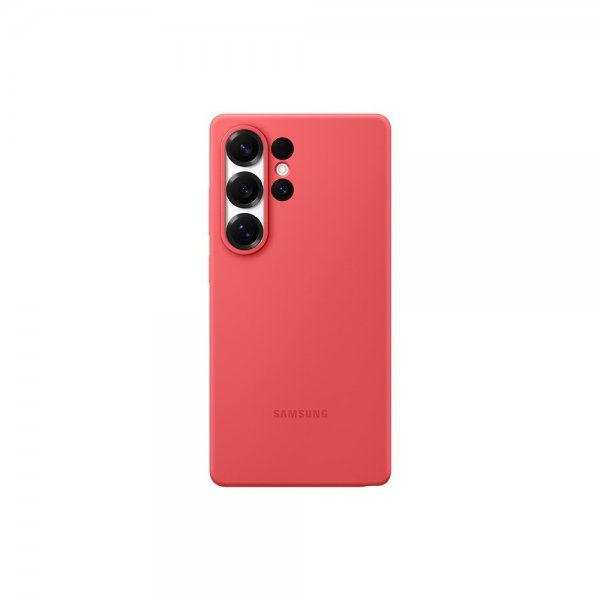 Samsung Alkuperäinen Galaxy S25 Ultra Silikonisuojakuori Punainen