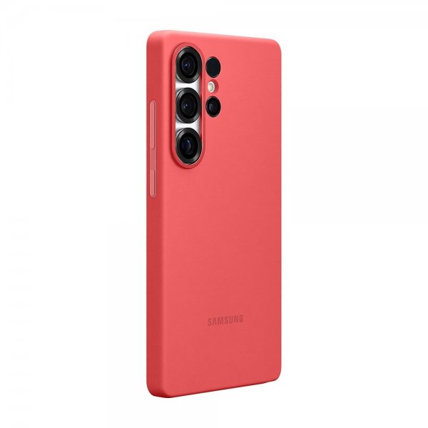 Samsung Alkuperäinen Galaxy S25 Ultra Silikonisuojakuori Punainen
