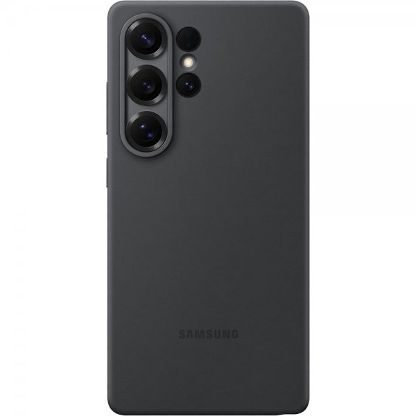 Samsung Alkuperäinen Galaxy S25 Ultra Silicone Case -suojakuori, musta