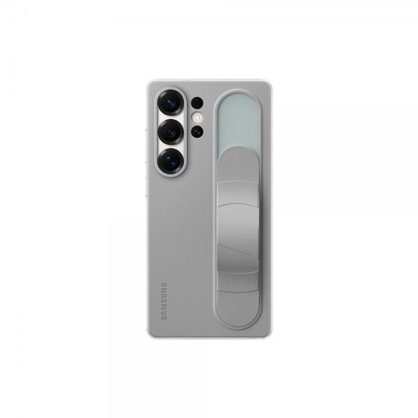 Samsung Alkuperäinen Galaxy S25 Ultra Kuori Standing Grip Case Harmaa