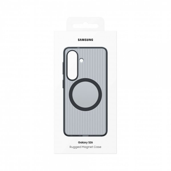 Samsung Original Galaxy S26 Rugged Magnet Case, musta