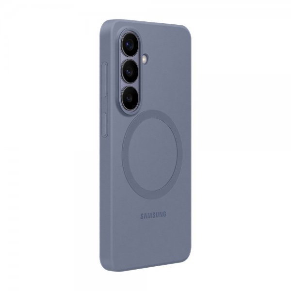 Samsung Alkuperäinen Galaxy S26 Silikonisuojakuori Magneettikotelo Sinivioletti