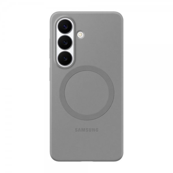 Samsung Original Galaxy S26 Silikonisuojakuori Magneetilla Harmaa