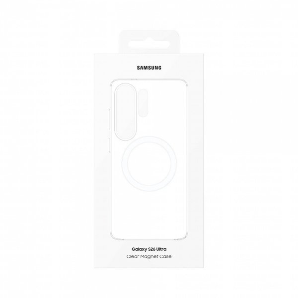 Samsung Original Galaxy S26 Ultra Kuoret Kirkas Magneettikotelo Läpinäkyvä