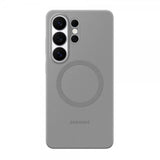 Samsung Alkuperäinen Galaxy S26 Ultra -silikonisuojakuori magneetilla, harmaa