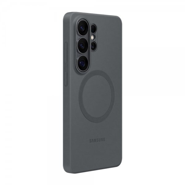 Samsung Original Galaxy S26 Ultra -silikonisuojakuori magneetilla, musta