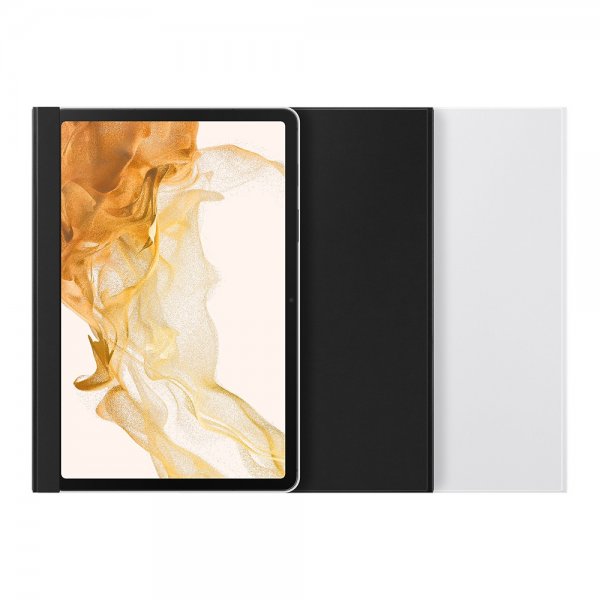 Samsung Alkuperäinen Galaxy Tab S7/Galaxy Tab S8 -kotelo Note View Cover, musta