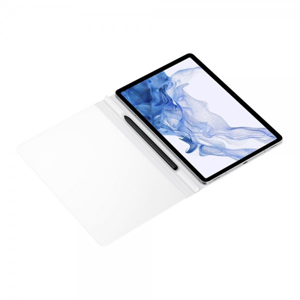 Samsung Original Galaxy Tab S7/Galaxy Tab S8 -suojakuori Note View Cover, valkoinen