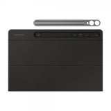 Samsung Alkuperäinen Galaxy Tab S9 Plus/S9 FE Plus/S10 Plus Kotelo Book Cover Keyboard Slim Musta