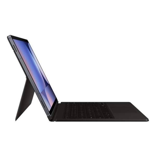 Samsung Original Galaxy Tab S9 Plus/S9 FE Plus/S10 Plus -suojakotelo näppäimistöllä, musta