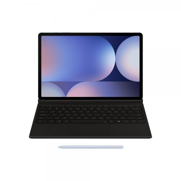 Samsung Original Galaxy Tab S9 Plus/S9 FE Plus/S10 Plus -suojakotelo näppäimistöllä, musta
