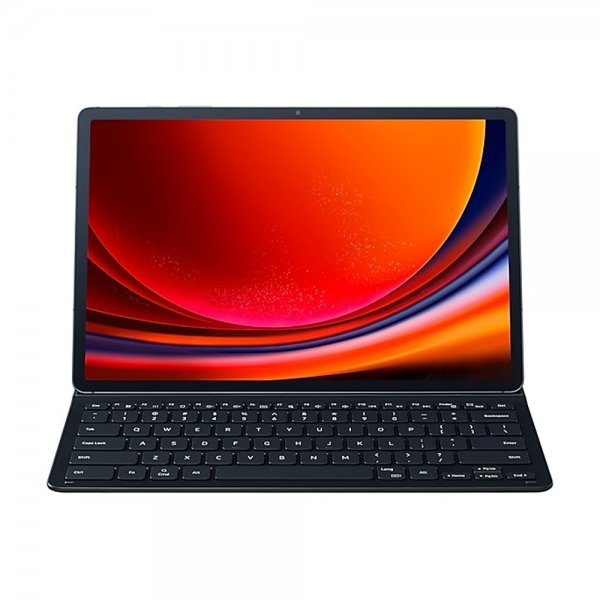Samsung Alkuperäinen Galaxy Tab S9 Plus Kotelo Book Cover Keyboard Slim Musta