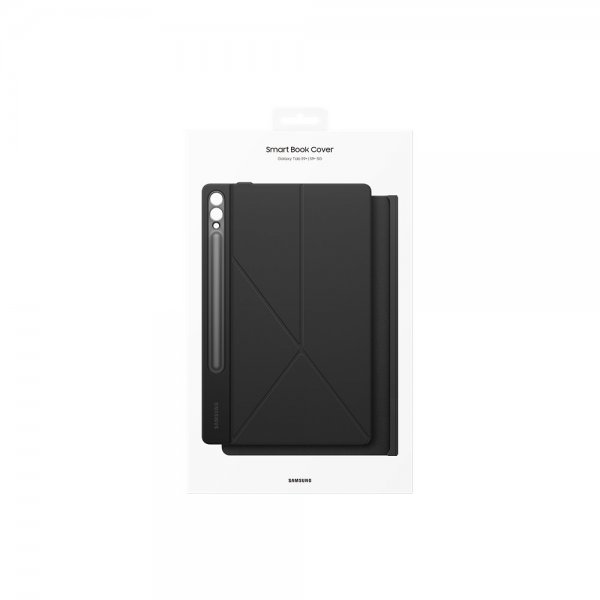 Samsung alkuperäinen Galaxy Tab S9 Plus/Tab S9 FE Plus -suojakotelo Smart Book Cover, musta