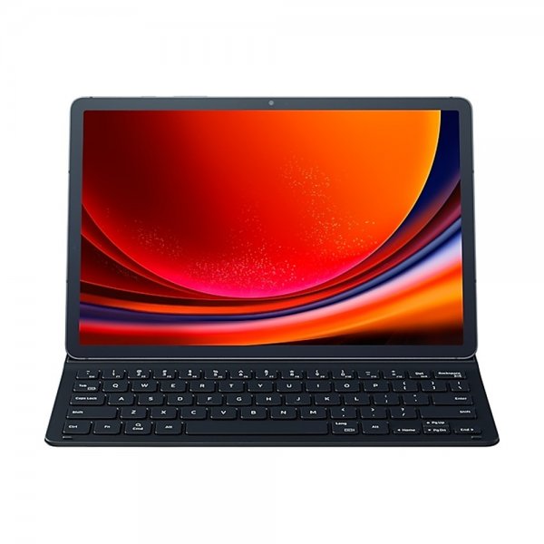 Samsung alkuperäinen Galaxy Tab S9 Book Cover Keyboard Slim -näppäimistökotelo, musta