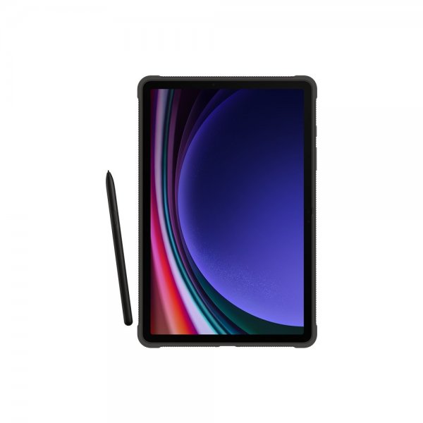 Samsung Alkuperäinen Galaxy Tab S9 Outdoor Cover -suojakuori titaaninvärinen