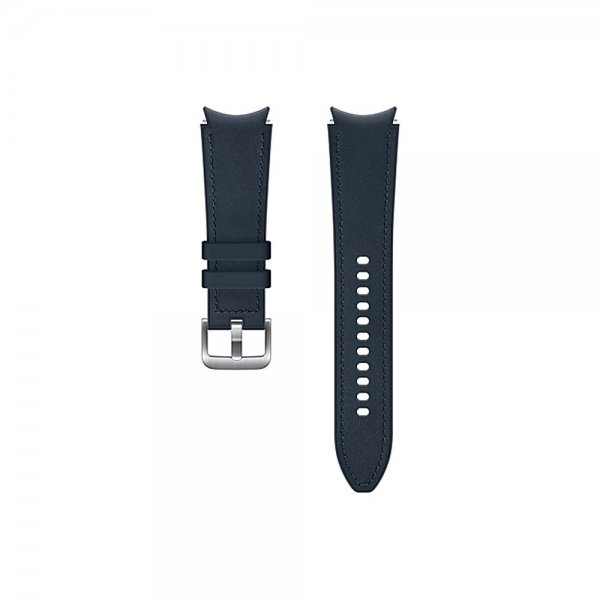 Samsung Alkuperäinen Galaxy Watch 20mm Ranneke Hybrid Leather Strap (M/L) Navy