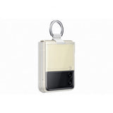 Samsung Alkuperäinen Galaxy Z Flip 3 -suojakuori Clear Cover with Ring, läpinäkyvä