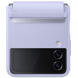 Samsung Original Galaxy Z Flip 4 Flap Leather Cover, Serene Purple