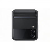 Samsung Original Galaxy Z Flip 4 Flap Leather Cover, musta