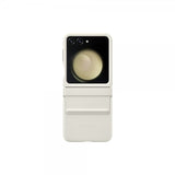 Samsung Alkuperäinen Galaxy Z Flip 5 Kuori Flap Eco-Leather Case Cream