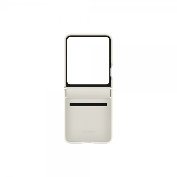 Samsung Alkuperäinen Galaxy Z Flip 5 Kuori Flap Eco-Leather Case Cream