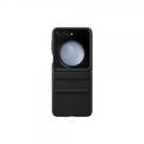 Samsung Original Galaxy Z Flip 5 Kuoret Flap Eco-Leather Case Musta