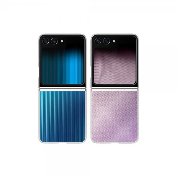 Samsung Alkuperäinen Galaxy Z Flip 5 Kuori Flipsuit Case Läpinäkyvä