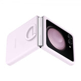 Samsung Original Galaxy Z Flip 5 Kuori Silikonisuojakuori sormuksella Laventeli