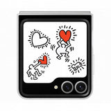 Samsung Original Galaxy Z Flip 6/Galaxy Z Flip 7 FE -kuoret Flipsuit Case, valkoinen