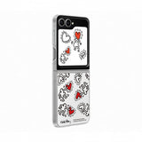 Samsung Original Galaxy Z Flip 6/Galaxy Z Flip 7 FE -kuoret Flipsuit Case, valkoinen