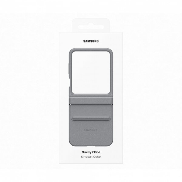 Samsung Original Galaxy Z Flip 6/Galaxy Z Flip 7 FE -kuori Kindsuit, harmaa
