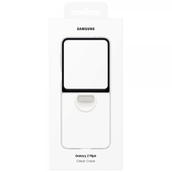 Samsung Alkuperäinen Galaxy Z Flip 6/Flip 7 FE Kuori Clear Case Transparent