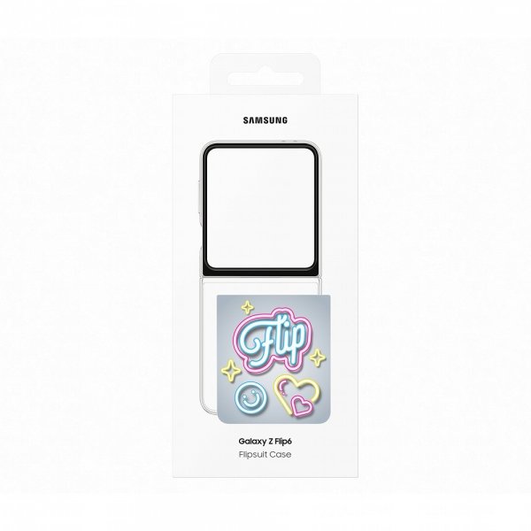Samsung Original Galaxy Z Flip 6 Kuori Flipsuit Case Harmaa