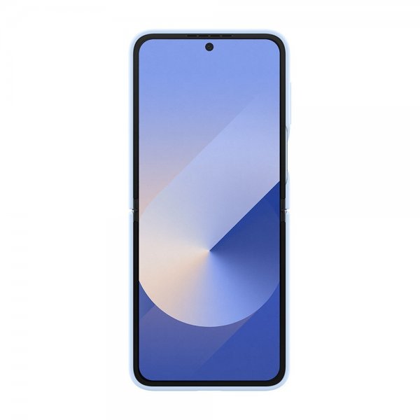 Samsung alkuperäinen Galaxy Z Flip 6/Flip 7 FE -kuori silikonikotelo sininen